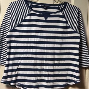 American Living ~ Women’s ~ Top ~ XL ~ Blouse ~ Cotton ~ Striped
